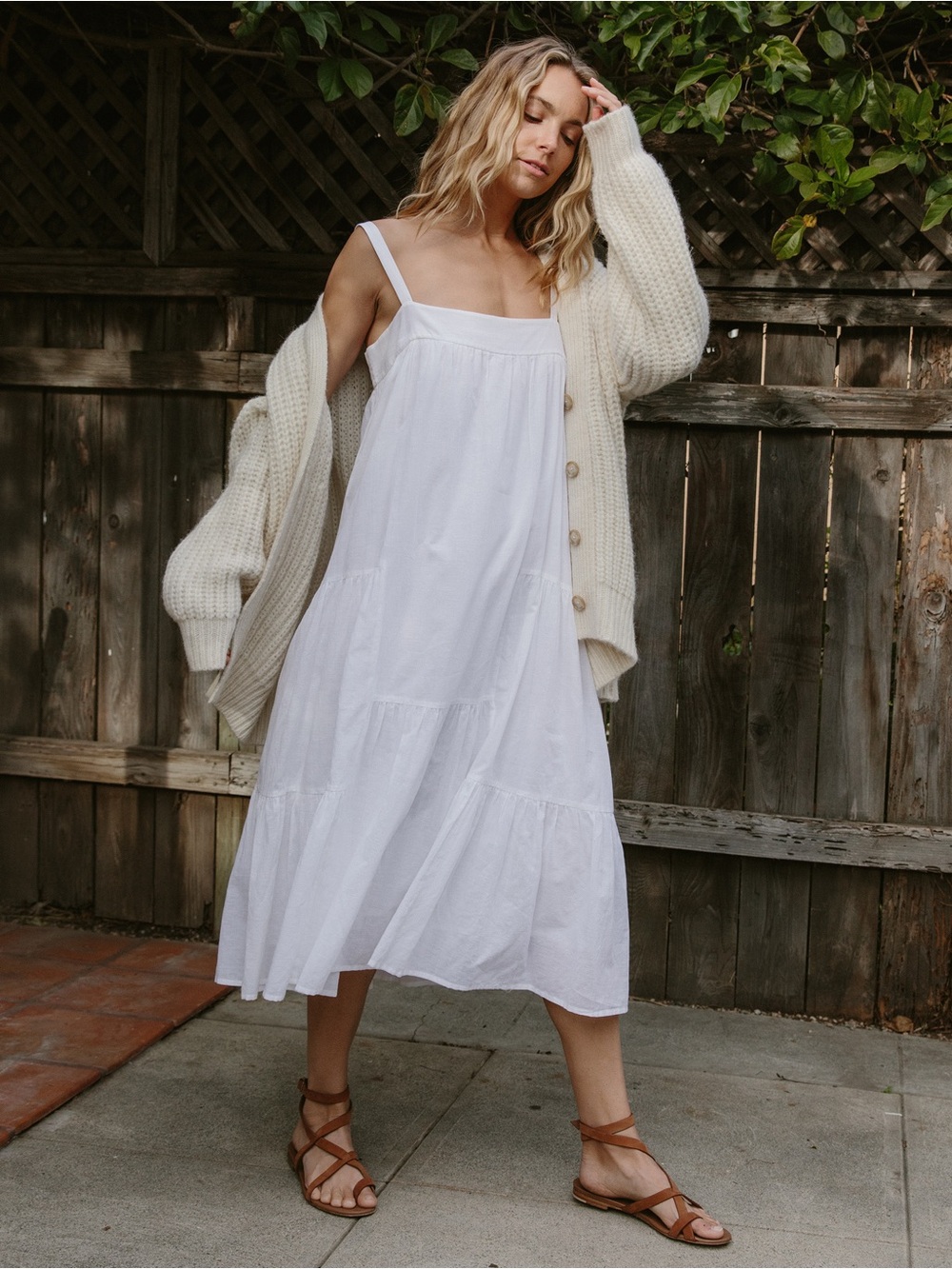 JENNI KAYNE Summer Dress in White S